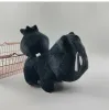 En gros mignon anime noire peluche toys kily's game compagnons compagnie activité de salle de cadeaux décoration