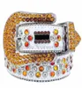 Cinture classiche di alta qualità Simon Rhinestone Belt Kor con Owen Bling S per Michael Woman Mens Designer Belts come regalo di compleanno Han264v4691670