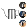 Dijkartikelen sets Kettle Coffee Spout Pot DRIP GOOSECK Lang gieten Giet over smal handdunne zwanenhek