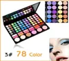 Hele fashion cosmetics multifunction 78 kleuren 3 oogschaduw llip gloss blush make -up pallet kit oogschaduw sets2044468