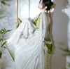 Ubrania etniczne PMWRUN Exquare chińska sukienka Hanfu dla kobiet z qujian długą suknię pekińską oddychającą kamizelką i płynącą letnią krótką spódnicą