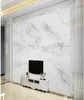 Papéis de parede 3D personalizados Po Murais de parede Papel de parede cinza Papéis de parede de mármore6441156