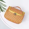 Factory Direct Sales Green Make Up Box Bag Print Cosmetics Toiletry Travel Instagram Bags