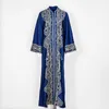 Vêtements ethniques Moyen-Orient Islamic Women's Dress Muslim Robe Sequin Broidered Abaya Dubai Wholesale