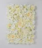 Decoratieve bloemen 3 stks Hydrangea Rose gebogen bloemenwand 40 60 cm Guelder Artificial flowe voering Diy Wedding Festival Tapijt