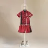 Clothing Sets 1-9Y Kids Baby Boy Clothes Summer Red Plaid 2Pcs Short Sleeve Shirt Shorts Child Beach Wear Casual Outfits