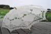 Dantel Parasol Şemsiye Düğün Şemsiye Zarif Dantel Şemsiye Pamuk Nakış Fildişi Battenburg H1015456406