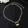 C Women Designer Choker Bracelet Cclies Simple подвесное ожерелье медного роскошного набора брендов