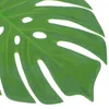 Kwiaty dekoracyjne 6pcs Fałszywe tropikalne liście imitacja na hawajskie wystrój imprezu w dżungli Luau