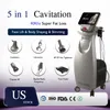 40k Slimming Machine Ultrasonic Cavitation Vacuum With 5 Handles Bio Rf Suction Skin tightening Face Body Shaping Lifting Salon Use