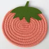 Table Mats 1/2/4PCS Dish Pad Household Cotton Rope Multifunctional Strawberry Shape High Quality Kitchen Gadgets Cup Mat 2024 Cute