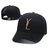 Projektantka baseballowa litera logo y Cape Designer czapka luksusowy swobodny czapek męski neutralny kapelusz słoneczny