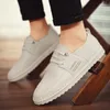 Casual schoenen heren slip op oxfords ademende lederen flats formele Britse stijl jurk mode luxe low top sneakers