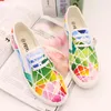 Casual Shoes Summer Canvas Women Mixed Colors Lightweight Students Slip-On Board Fashion Personality Sweet Girls