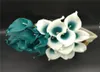 Oasis Teal Wedding Flowers Teal Blue Calla Lilies 10 Stem Real Touch Calla Lily Bouquet Centerpieces DecoratAtatAtAtAtATATATATTANCE