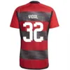 Spielerfans Cr Flamengo Soccer Trikots 2023 2024 2025 de arrascaeta de la Cruz Gabi B.Henrique David Luiz Diego Pedro Gerson 23 24 25 Home Away 3. Football Shirt