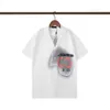 夏のメンズTシャツデザイナープリントレターボタンカーディガンカジュアルバージョンポロショートスリーブハワイアンラペルトップファッションメンズスイムシリーズビーチシャツM-3XL＃38