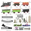 Electric Christmas Train Toy Set Car Railway Tracks STEAM LOCOTIVE MOTEUR DICAST MODEAU ÉDUCATION GAY BOY TOYS POUR LES ENFANTS 240430