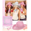 Beralar Bachelorette Party Props Cowboy Şapka Güneş Gözlüğü Düğün için Kostüm