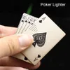 Vente chaude poker créatif plus léger torche de jet de jeu de poker plus léger.