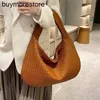 Bottegvenets Handbag 7a 54cm Hop Totes Calfskin UnderArm Hobo High-end Handmade Woven for Womens reaver Arm Kuasty Handbagsr2a