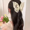 Großgröße Schmetterling Haarklaue Clip Matt Butterfly Hair Clip süßer Schmetterling dekorative Barrettes Frauen Mädchen Haarzubehör Accessoires
