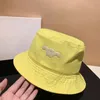 New Bucket Hat Hat Spring Feminino e Verão Quatro estações Chapéus de balde de moda MATHA