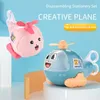 Small Airplane Disassembly Stationery Box Box Box Stationery School Fournitures École mignonnes Fun Learning Toys 240423