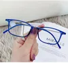 Солнцезащитные очки рамы модные анти-синие светлые бокалы для чтения женщин Оптический компьютер