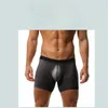 Majaki Mężczyźni Trunks Ultracien Transparent Sport Biecid Extended Anti Wear Crotch Mettie