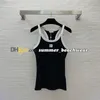 Tanks décontractés élégants Tees Sexy Camisole Summer Sports Tob nous tricot