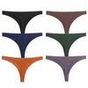 Women's Panties WarmSteps 6PCS/Set Seamless Female Thongs Silk Satin Underwear Sexy Lingerie Comfort Sports Breathable G-Strings