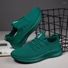 Casual schoenen Damyuan Ultralight Non-Slip Sneakers voor mannen Ademende mesh Comfort Running plus size solide color heren's