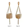 Tapestries Plant Hanger Macrame String Tas Decoratieve bloempotten Holder Stand voor woonkamer Corridor Indoor Outdoor