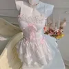 Signe carine mini per ragazze dolci Summer in pizzo decorazione a prua elastico in stile lolita Shorts Shorts Abiti di kawaii