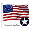 Polyester Broided Star American Flag Banner à l'épreuve des intempéries avec œillets Patriotique Home Garden Decor Outdoor Yard House 240416