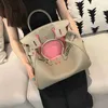 Women Leather Handbag BK L and Summer Spring New Head Leather Litchi Pattern Bag Lock Leather Womens Bag Handbag Womens Bag