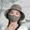 Bérets Cycling Face Protection Masque Suncreen Wide Brim Hat For Women Girls Outdoor Work Sunshade UV Fisherman Chapeaux