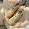 Casual schoenen Topkwaliteit 2024 Spring herfst dames platform sneakers kaki beige dames sport dikke bodem gevulkaniseerd