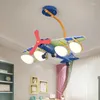 Plafondlampen kinderen LAMP BOY SLAAPKAMER ROOM VERLICHTING E27 AC VLACHT CARToon Remote Controller Inbegrepen