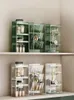 Cosmetic Organizer Makeup rack bathroom organizer and storage transparent makeup cabinet vertical box jewelry display Q240429