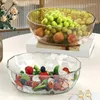 Bowls Set Of 3 Plastic Serving For Salad Party Snack Popcorn Chip And Dip