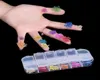 12 couleurs de vraies fleurs séchées sèches Décoration de l'art à ongles pour ongles de gel UV Sticker pour conception de ongles Diy Manucure Styling Nail Art Tools24828914