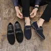 Casual Schuhe Komfort Luxuriöser Herren Oxford Moccasins Loafer für Männer Leder Büro Slip auf Kleid große Größe 38-48