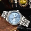 Sobre diamant diamant multi-couleurs Lao Diamond Shell Five Mens and Womens Business Leisure Watches