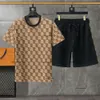 T-shirt da uomo del set di set di designer maschi da uomo Shorts Shorts Shorts Shorts Shorts Shorts Shorts