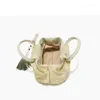 Бережь маленький роскошный дизайнер китайский стиль женский облачный облачные сумки женская кисточка мешок для кроссбак