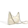 Sacs de soirée en cuir authentique en cuir épaule 2024 Chaines de mode Sac à bandoulière pour femmes First Lile Mouton Soft Hand