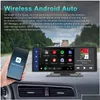 Video auto da 10,26 pollici wireless Apple CarPlay Android IPS ST TOUCT SN STEREO con telecamera di backup Bluetooth RECEVIORE BLUEtooth Supporto Siri/ As Dhers