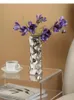 Vases Creative Cerramic Vase Wave Modèle Golden Silver Wedding Flower Flower Areint Hydroponics Accessoires Home Decoration